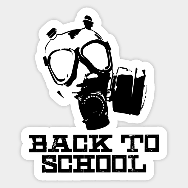 Back To School Mask Sticker by Leecan